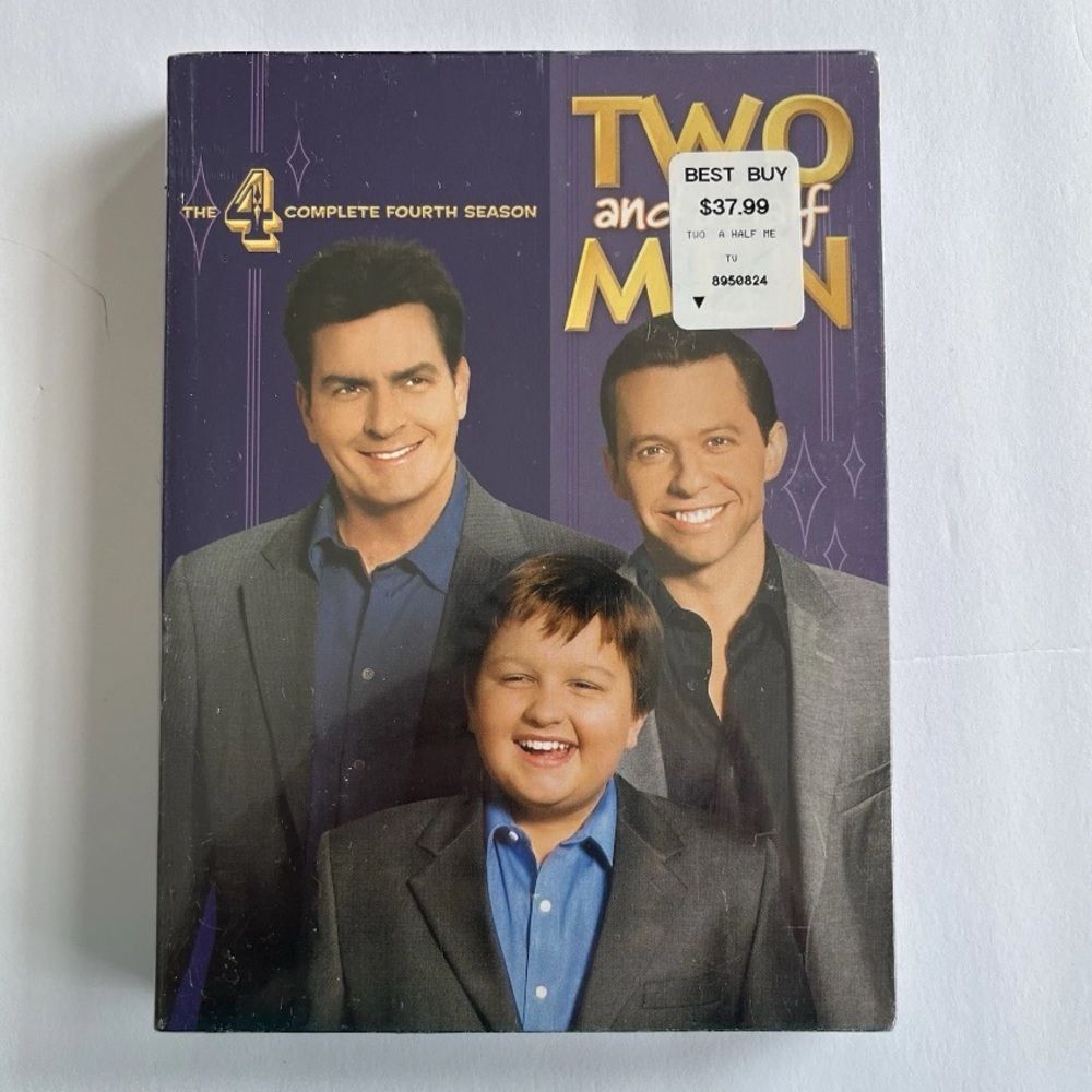DVD Two And A‎ Half Men Fourth Season 4 Widescreen Charlie Sheen Jon Cryer New